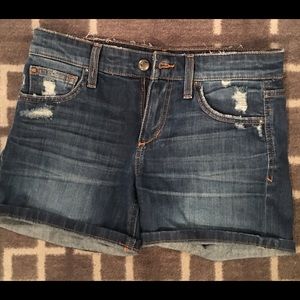Joe Mid rise denim shirt